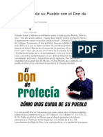 Dios Cuida de Su Pueblo Con El Don de Profecía