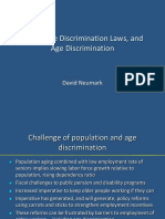Aging, Age Discrimination Laws, and Age Discrimination: David Neumark