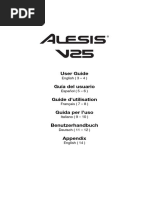 Alesis V25 - User Guide