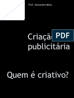 A Bissociação Como Técnica de Criação Publicitária. Prof. Alexandre Mota.