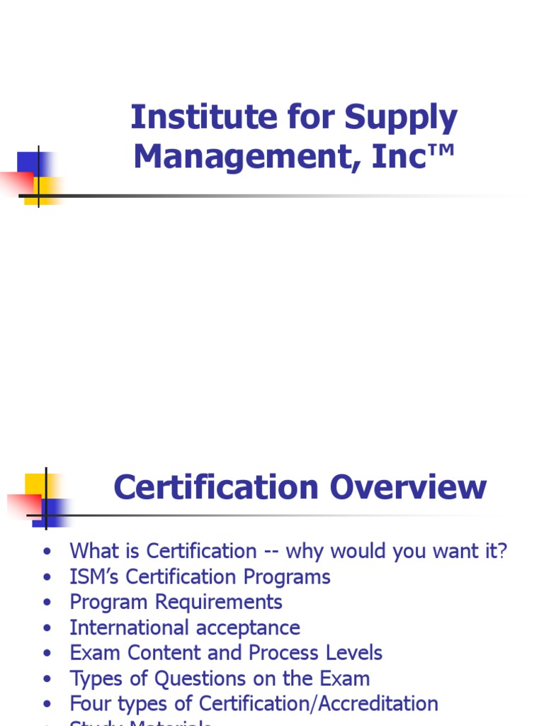 Certification Program Overview PDF Professional Certification