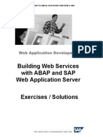 Building Web Services With ABAP and SAP Web Application Server Exercises / Solutions