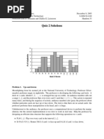 Quiz 2 Solutions: Introduction To Algorithms