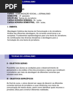TJ - Teorias Do Jornalismo