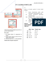 Fen Çalışma Soruları
