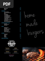 Carta La Calle Burger Fuengirola