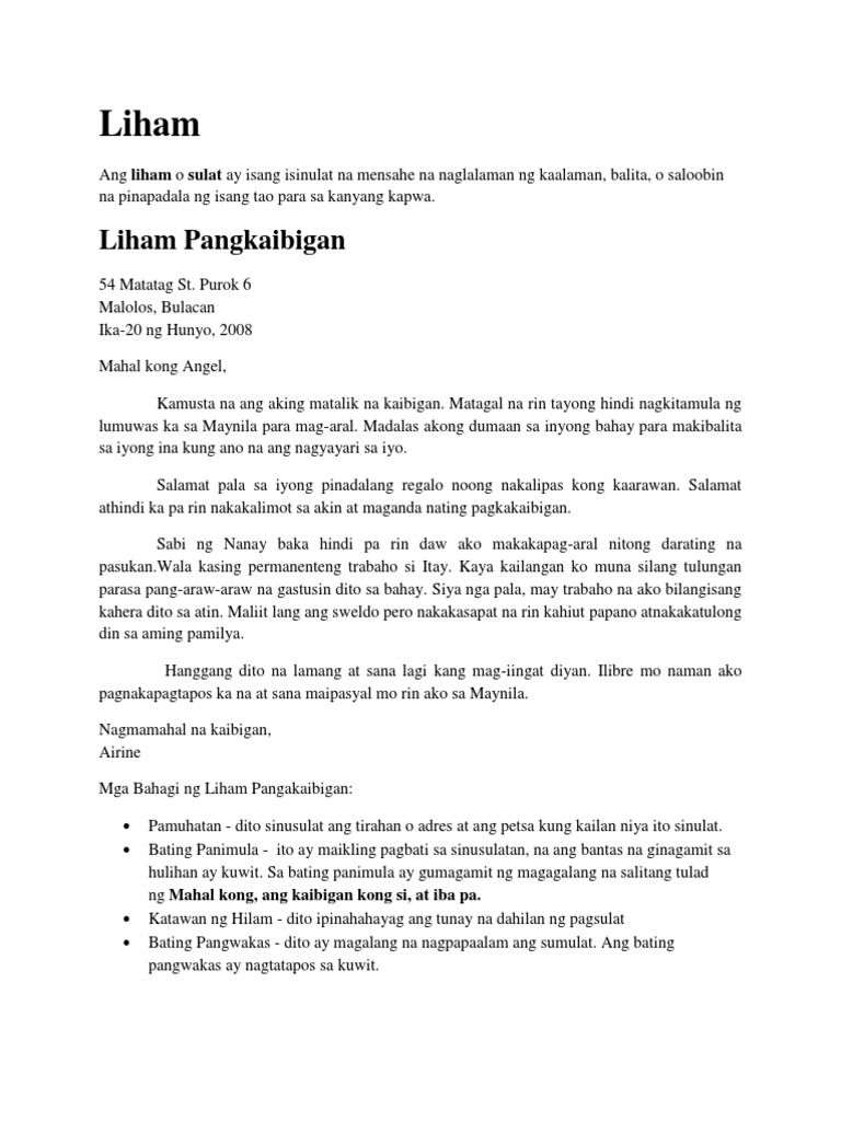 Liham | PDF