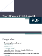 Teori Domain Sosial-Kognitif