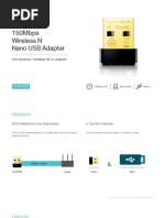 Tl-wn725n(Eu&Us) v3 Datasheet