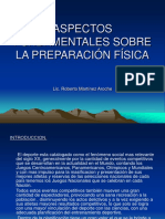 Aspectos Fundamentales Sobre La Preparación Física