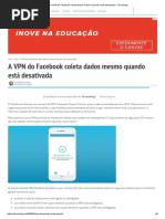 A VPN Do Facebook Coleta Dados Mesmo Quando Está Desativada - Tecnoblog