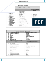 Protocolo de Evaluación