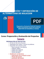 Identificación Y Definición de Alternativas de Solucion