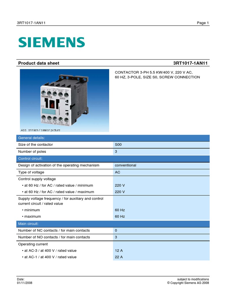 Siemens 3RT10 54 6AP36 8K Air Break Power Contactor, PC Board, 2 at ₹ 9950/piece in Pune