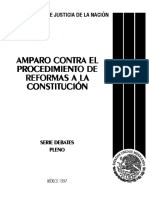 Amparo Contra El Procedimiento de Reformas a La Constitución I