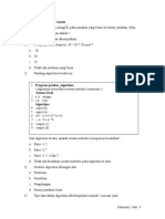 Latihan Quiz Menjelan UTS 01