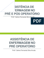 Assistência de Enfermagem No Pré e Pós Operatório