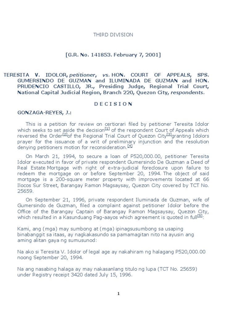 Preliminary Injunction R58 Fulltext Cases | PDF | Injunction | Foreclosure