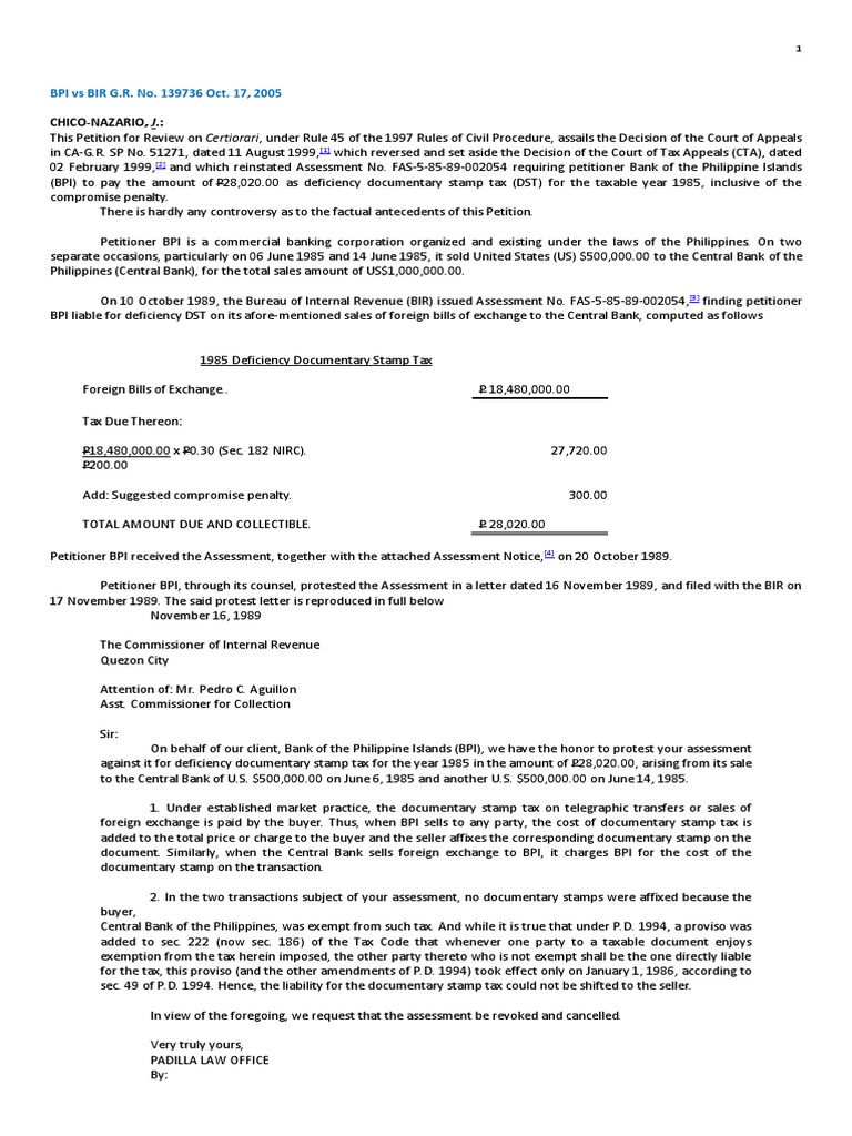 Tax 2 Additional Cases PDF Statute Of Limitations Internal