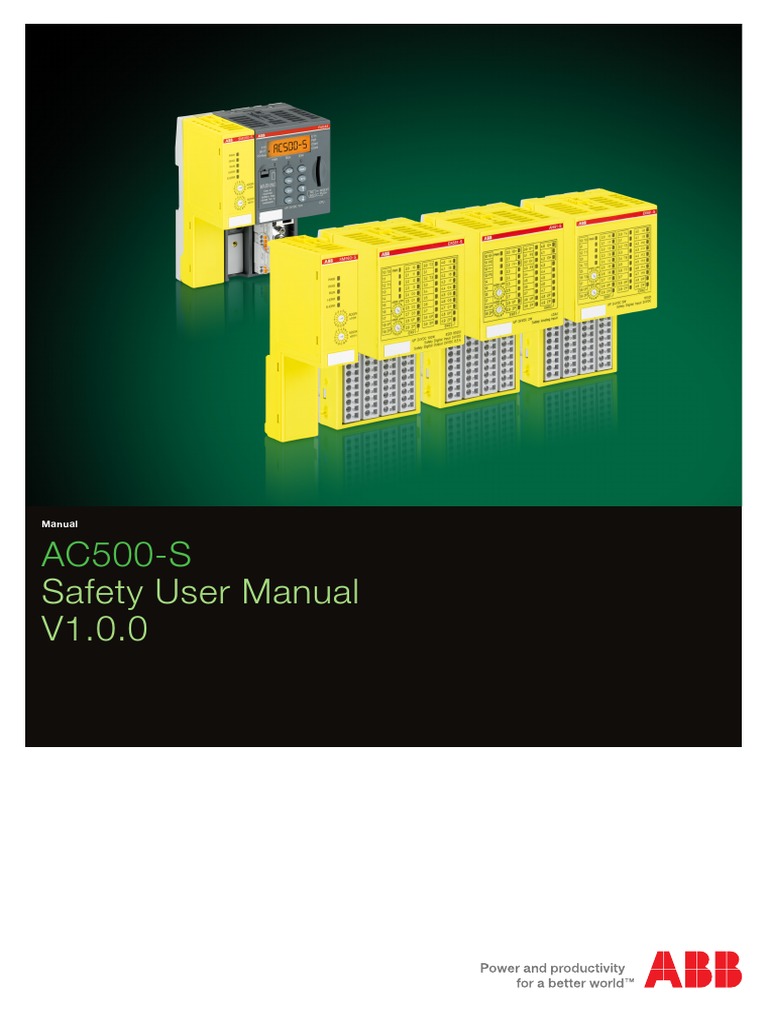 AC500-S Safety User Manual V1.0.1 | PDF | Programmable Logic Controller ...