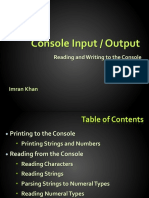 Console Input/Output Guide: Reading, Writing & Parsing Numbers