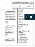 Prueba Entrada Psicologia