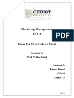 Marketing Management CIA-3: Prof. Vedha Balaji
