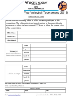 Participation Form