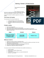 Problem Solving: Scissor Lift Mechanism: Learning Objective