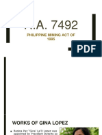 Philippine Mining Act of 1995 Summary