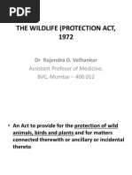 The Wildlife (Protection Act, 1972