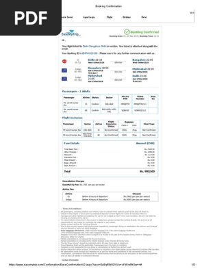 Booking Confirmation