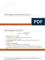 Naïve Bayes Classification (Cont.)