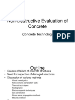 Non-Destructive Evaluation of Concrete