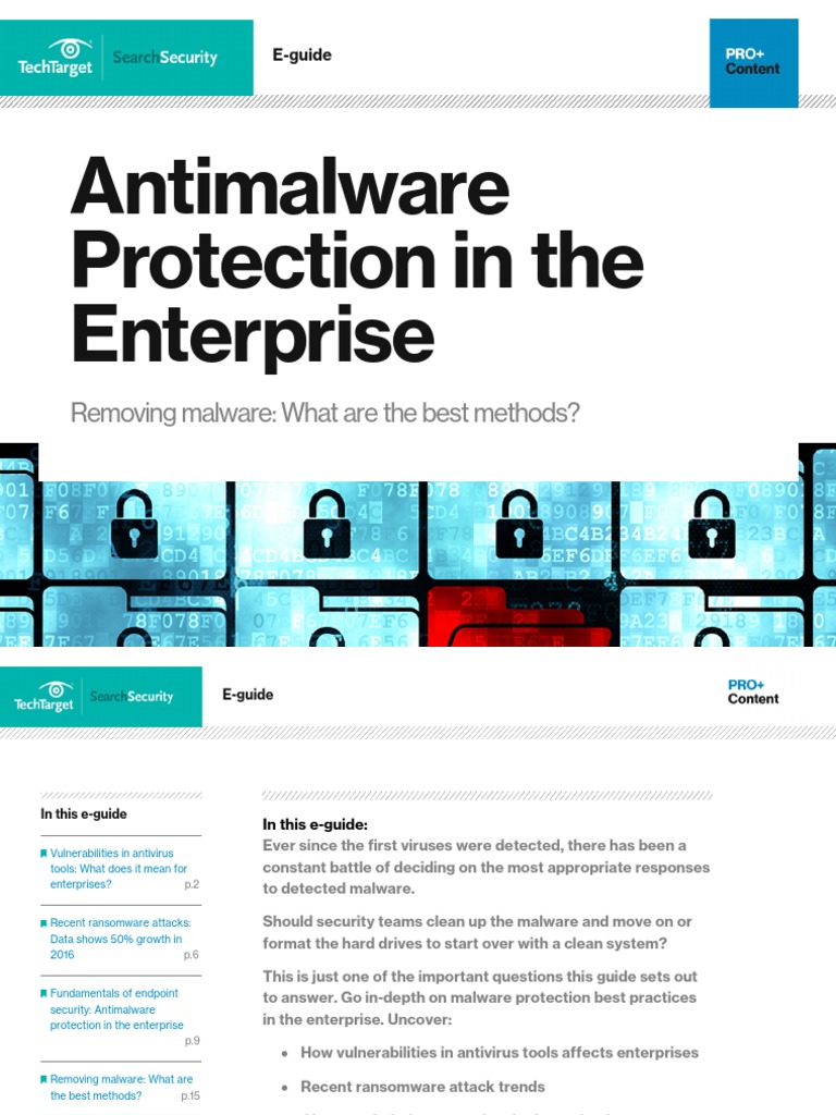 Antimalware Protection in The Enterprise | PDF | Antivirus Software ...