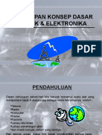 Penerapan Konsep Dasar Listrik Dan Elektronika