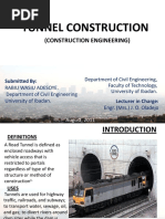 Tunnel Construction PDF