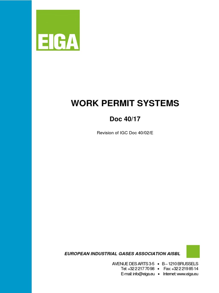 Work Permit Systems Overview and Guidelines | PDF | Risk Assessment | Audit