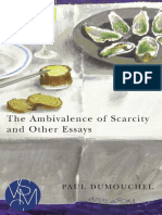Paul Dumouchel The Ambivalence of Scarcity and Other Essays