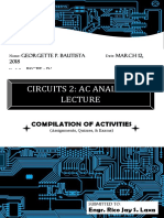 Circuits 2: Ac Analysis: Compilation of Activities