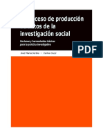 El Proceso de Producción de Datos de La Investigación Social