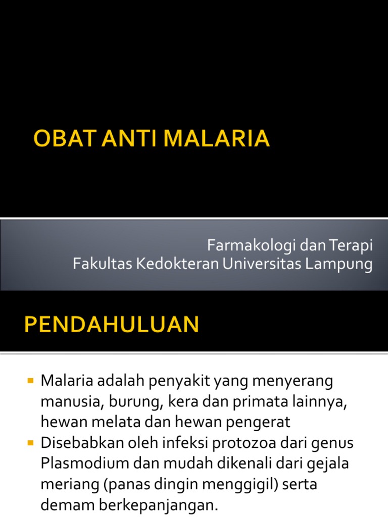 Obat anti malaria edit