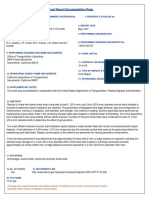 Technical Report Documentation Page