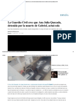 La Guardia Civil Cree Que Ana Julia Quezada, Detenida Por La Muerte de Gabriel, Actuó Sola _ España _ EL PAÍS