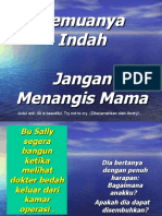 Jangan Menangis, Mama (1) ...