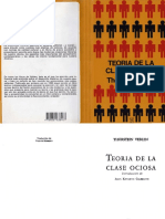 Teoría de La Clase Ociosa - Thortein Veblen PDF