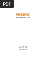 Aksharchem Annual Report 2011-12