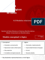 Tema 4. Modelo de Datos Logicos