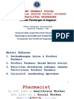 Tutus Gusnidar Ilmu Farmasi Sosial Sebagai Pilar Praktek Profesi Apoteker Di Fasilitas Kesehatan