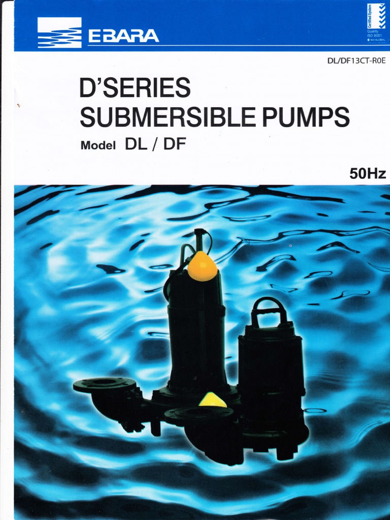 Brosur Pompa Submersible Ebara | Hydraulics | Mechanical Engineering